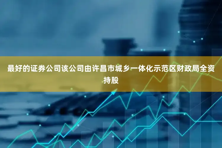 最好的证券公司该公司由许昌市城乡一体化示范区财政局全资持股